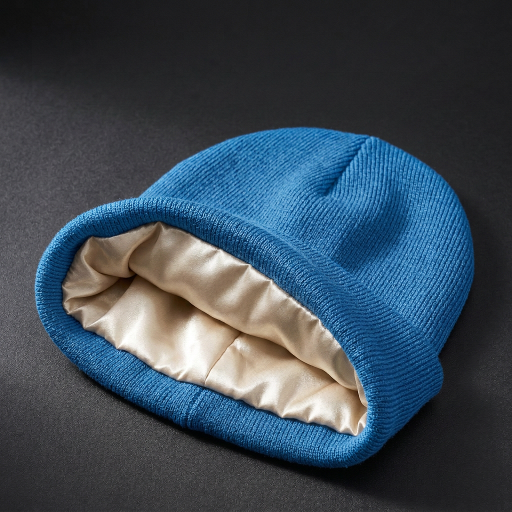 Bonnet bleu diamant sans texte