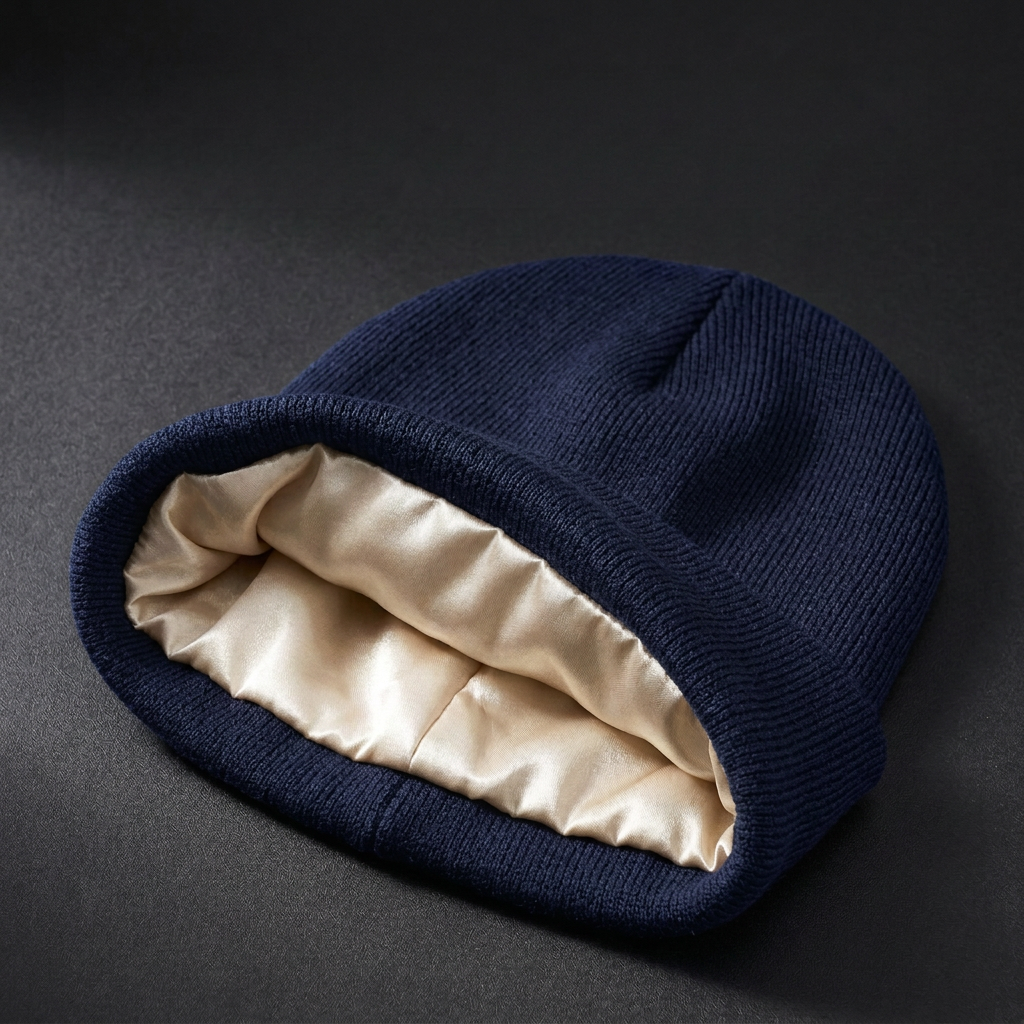 Bonnet bleu marine sans texte