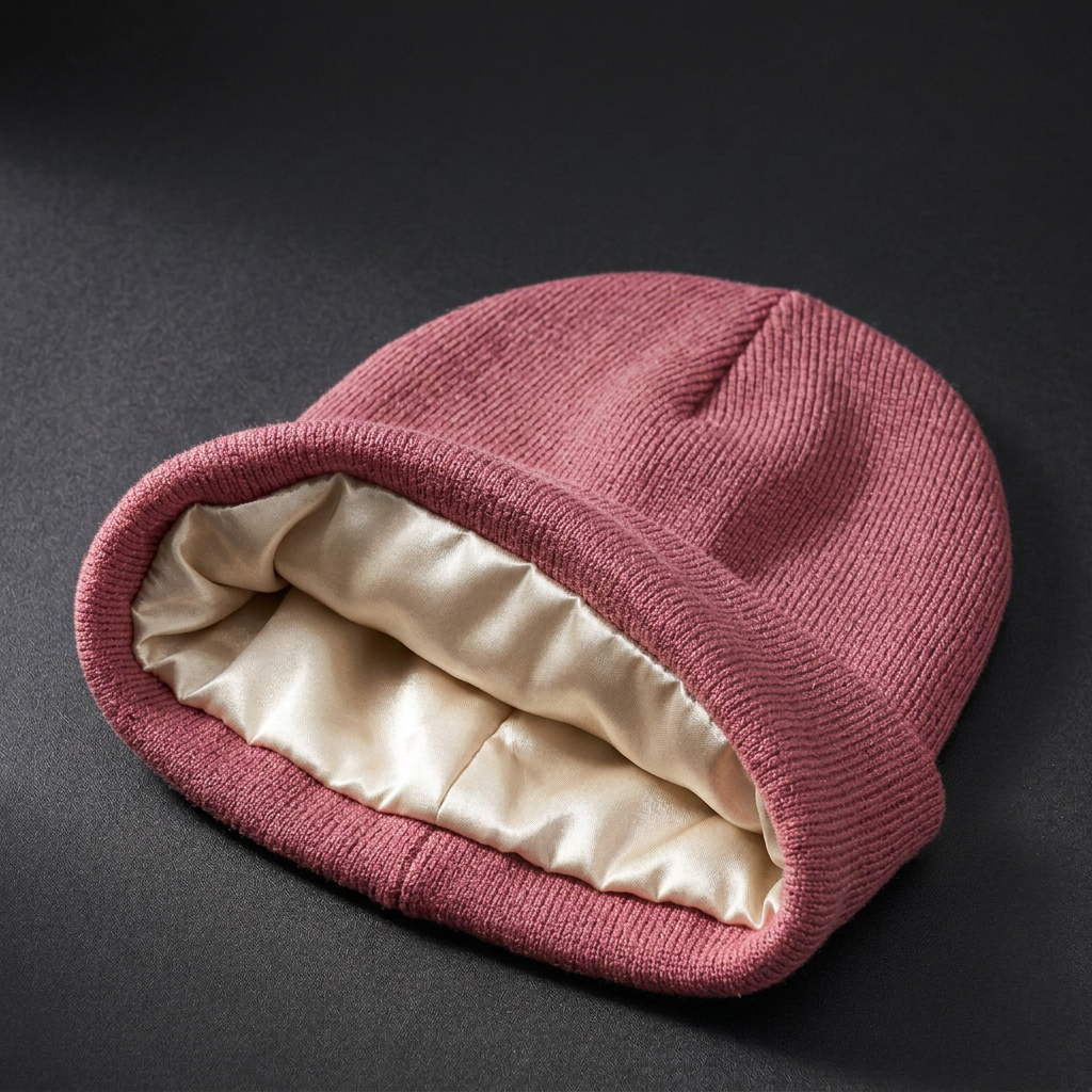 Bonnet rose sans texte