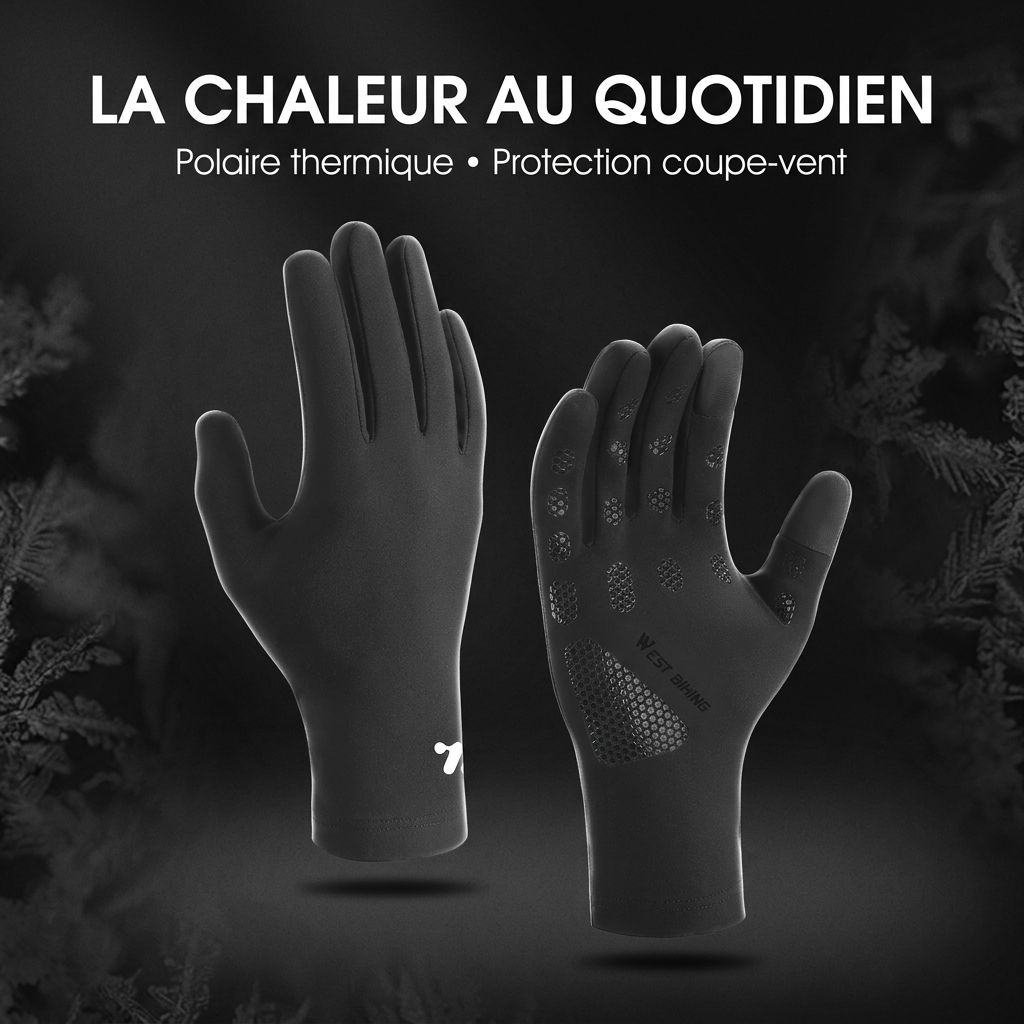 Gants en polaire pour la chaleur au quotidien
